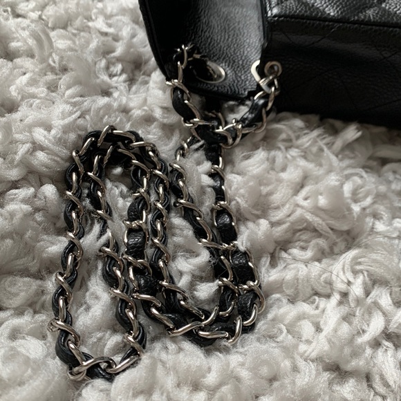 Chanel mini square flap black caviar - Picture 14 of 16